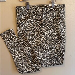 American Eagle Outfitters Leopard Print Skinny Jeans NWT